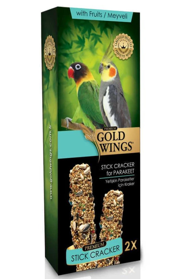 Gold Wings Premium Meyveli Paraket Krakeri 2'li KUTU ürün görseli 1