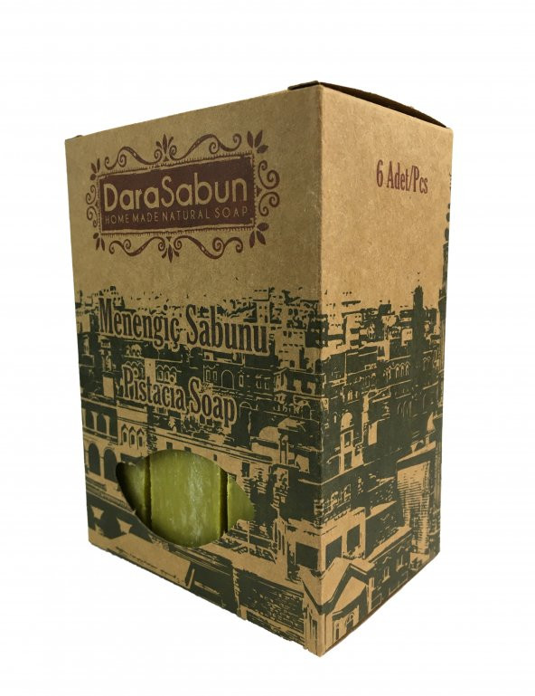 Dara Menengiç (Yeşil Bıtım) Sabunu - 6'lı Paket - Resim 2