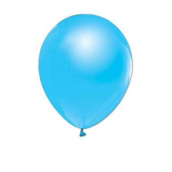 Benim Marifetlerim Metalik Açık Mavi Balon 12 inch 30 Adet ürün görseli 1