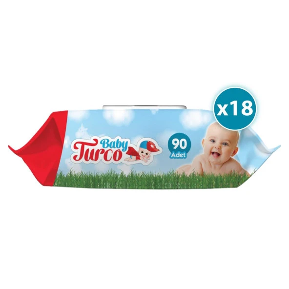 Baby Turco Islak Havlu 18X90lı - Resim 5