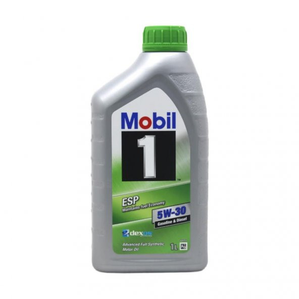Mobil 1 ESP 5W-30 1 Lt Tam Sentetik Partiküllü Motor Yağı ürün görseli 1