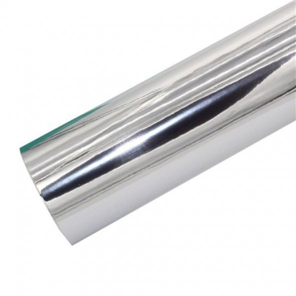 Parlak Krom Araç Kaplama Folyosu 122 cm x 100 Cm ürün görseli 1