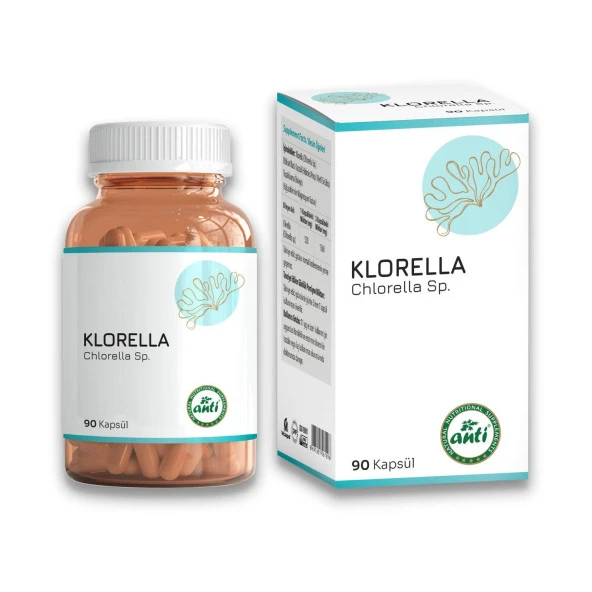 Anti Klorella-Chlorella (Yüksek Mavi Yeşil Alg Yosun) 90 Kapsül ürün görseli 1