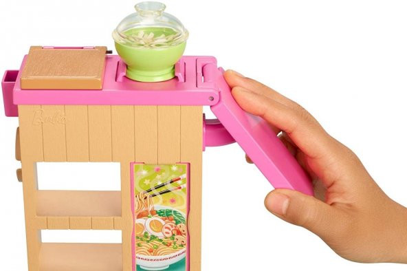 Barbie Noodle Yapıyor Oyun Seti - Resim 4