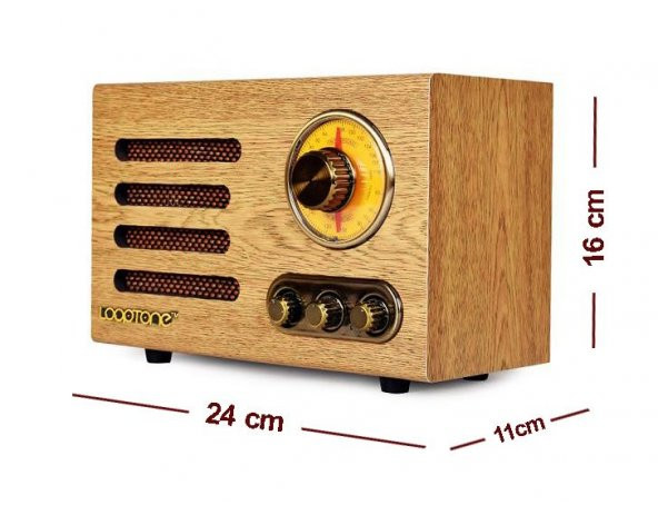 Looptone DSY-HR08 Retro Radyo Espresso - Resim 4