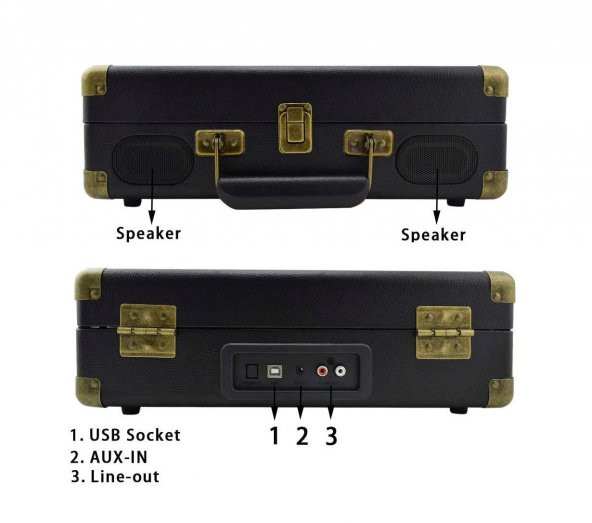 Looptone DS-101 BT Çantalı Pikap - Resim 6