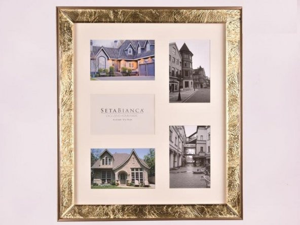 Setabıanca Seta Venezıa Frame Gold Foıl 5 li Çerçeve 34*41 cm ürün görseli 1