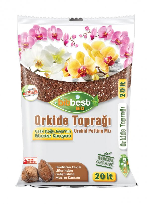 Bitbest Bio orkide toprağı Harcı 20lt Uzak doğu asyanın mucize karışımı ürün görseli 1
