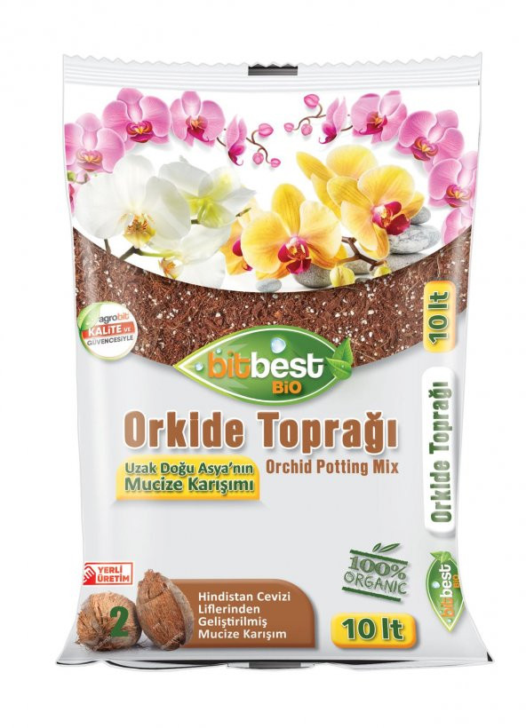 Bitbest Bio orkide toprağı Harcı 10lt Uzak doğu asyanın mucize karışımı ürün görseli 1