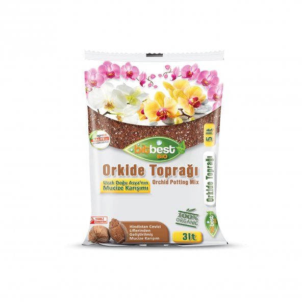 Bitbest Bio orkide toprağı Harcı 3lt Uzak doğu asyanın mucize karışımı ürün görseli 1