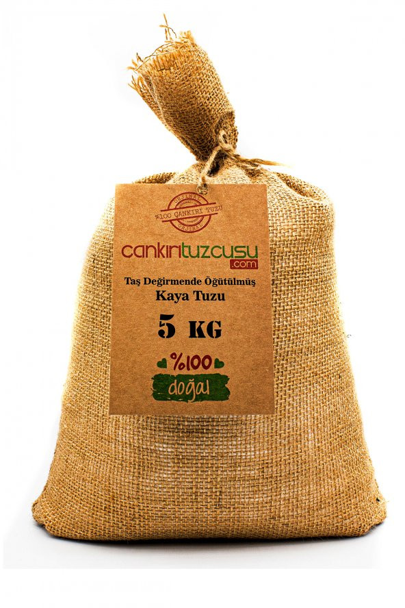 5kg-Taş Değirmende Öğütülmüş Kristal Kaya Tuzu ürün görseli 1