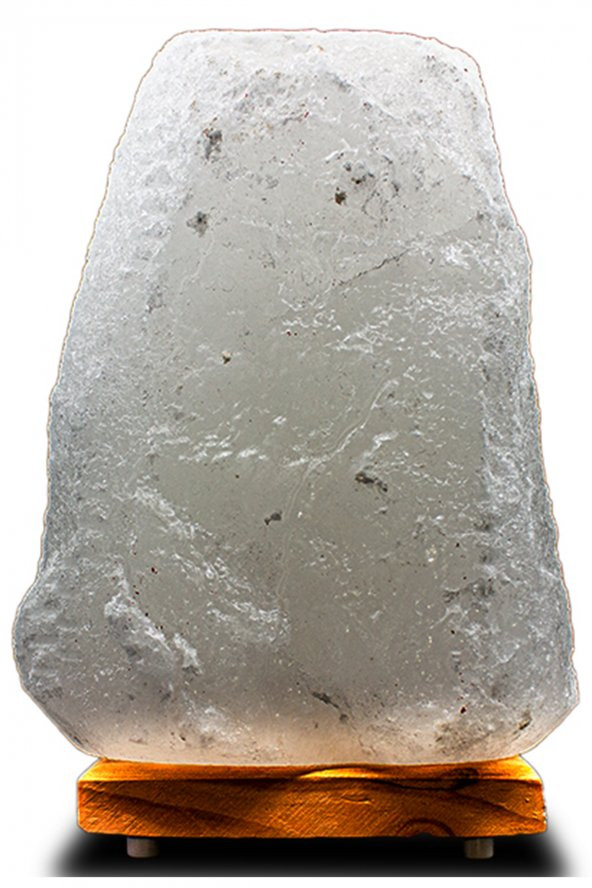 Beyaz Doğal Çankırı Tuz Lambası 6-7 Kg ürün görseli 1