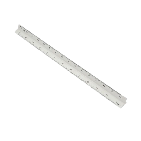 Hatas Mikyas Cetvel Plastik 1/20-25-50-75-100-125 0270 ürün görseli 1