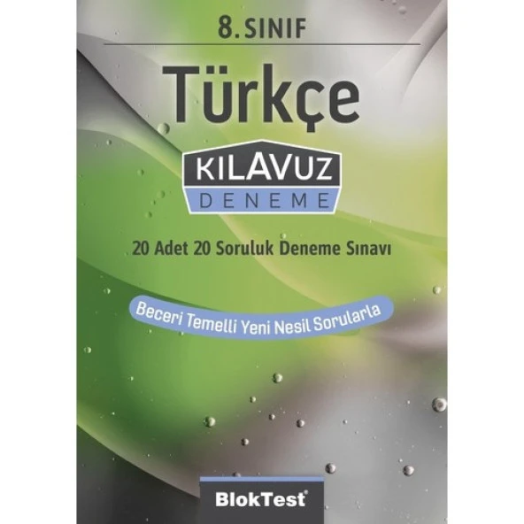 Bloktest 8.Sınıf Türkçe Kılavuz Deneme ürün görseli 1