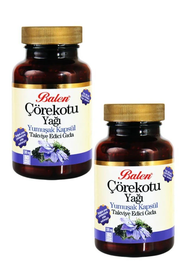 Balen Çörekotu Yağı Yumuşak Kapsül 1380 mg 80 Kapsül 2 Adet ürün görseli 1