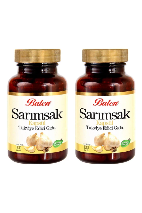 Balen Sarımsak Kapsül 375 mg 100 Kapsül x 2 Adet ürün görseli 1