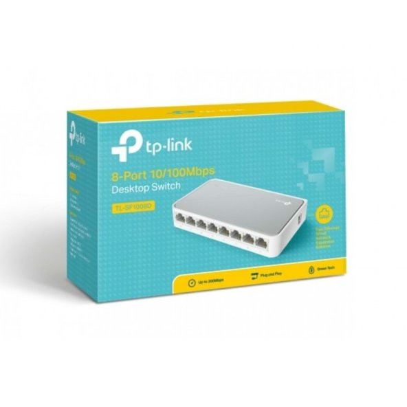 SWITCH TP-LINK TL-SF1008D 8 PORT - Resim 3