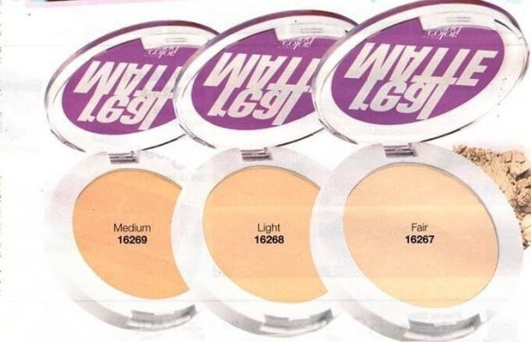 Avon Color Trend Sıkıştırılmış Mat Pudra - Fair - Resim 2