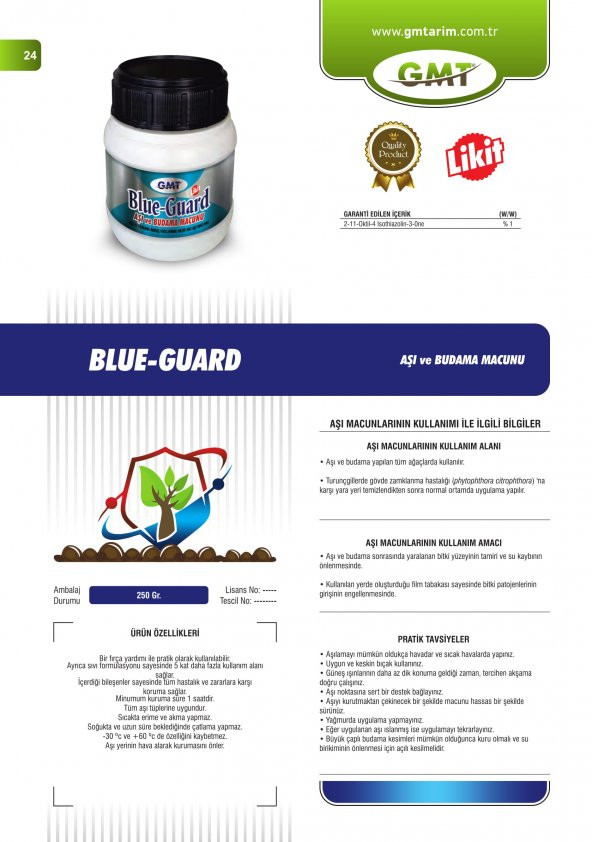GMT Blue-Guard 250 Gr Aşı ve Budama Macunu 2 Adet ürün görseli 1