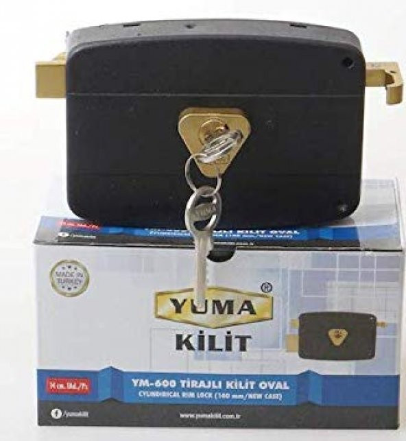 Yuma Trajlı 14cm Oval Kilit Ym-600 ürün görseli 1
