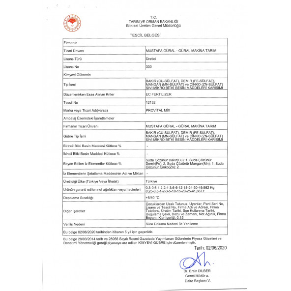 Gmt Provital Mix 20 Lt - Resim 4