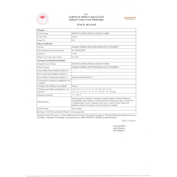 Gmt Cu Eks 1 Lt - Resim 4