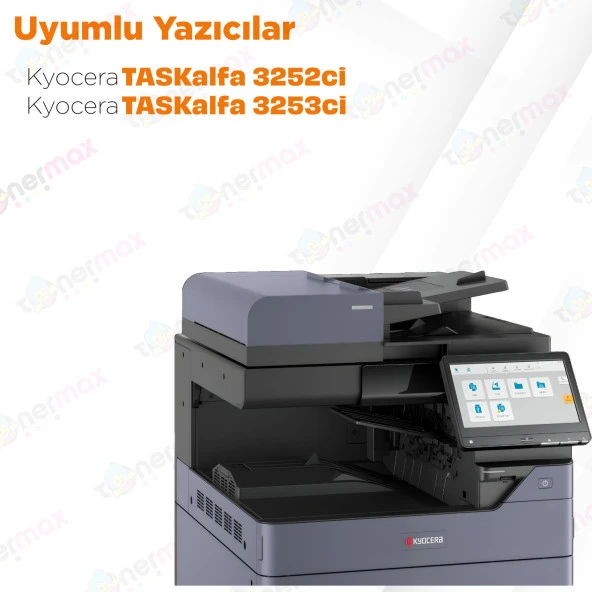 Kyocera TASKalfa 3252ci Muadil Toner Sarı - Resim 2