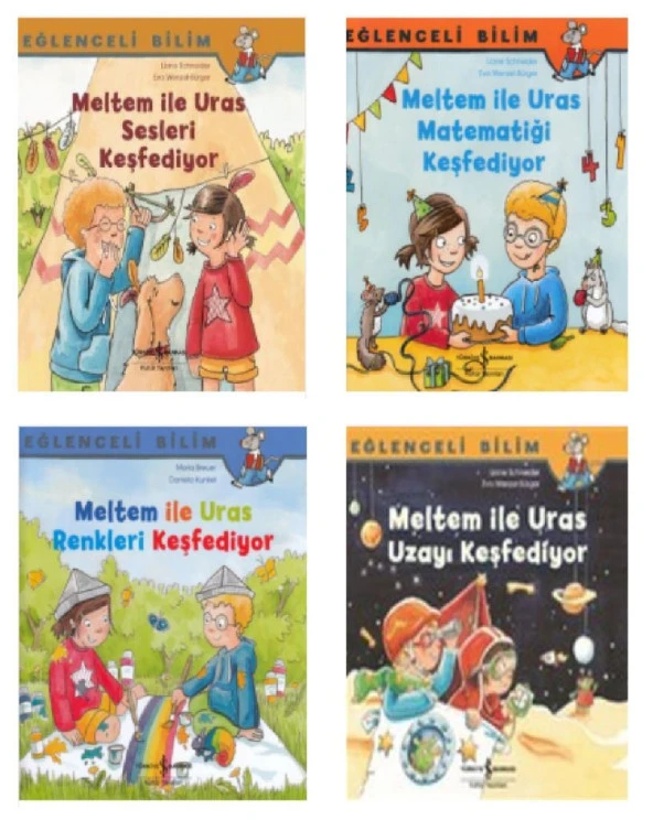 İş Bankası Eğlenceli Bilim Meltem ile Uras Seti 4 Kitap ürün görseli 1