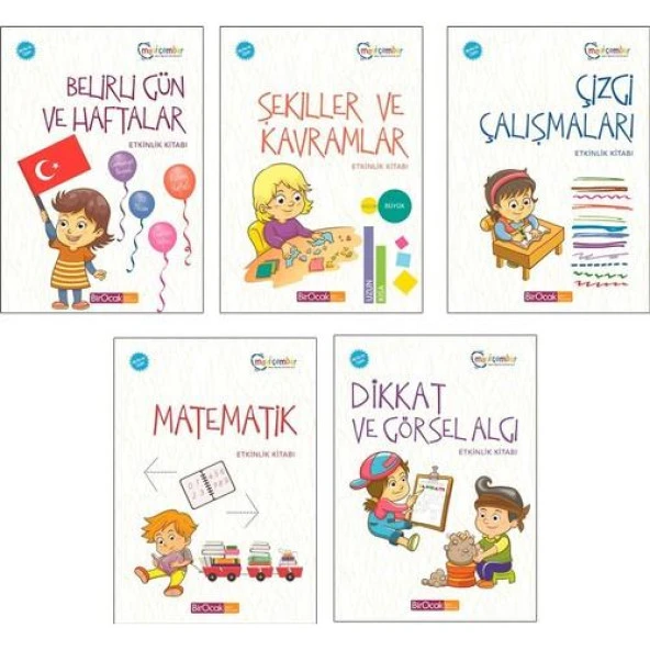 Bir Ocak Eğitim Yayıncılık Dikkat ve Görsel Algı Etkinlik Seti 5 Kitap (5 - 6 Yaş) ürün görseli 1