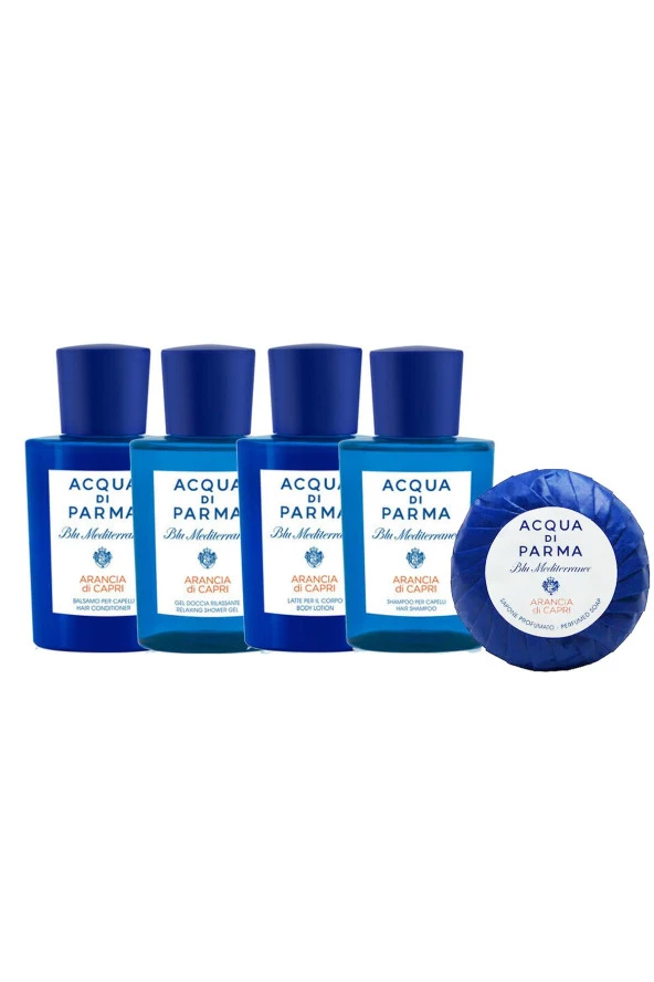 Acqua di Parma Blu Mediterraneo 5'li Saç ve Vücut Bakım Seti 4x40 ml + 50 gr ürün görseli 1