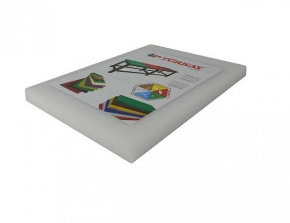 Türkay Polietilen Kesme Tahtası Beyaz 60x40x2cm ürün görseli 1