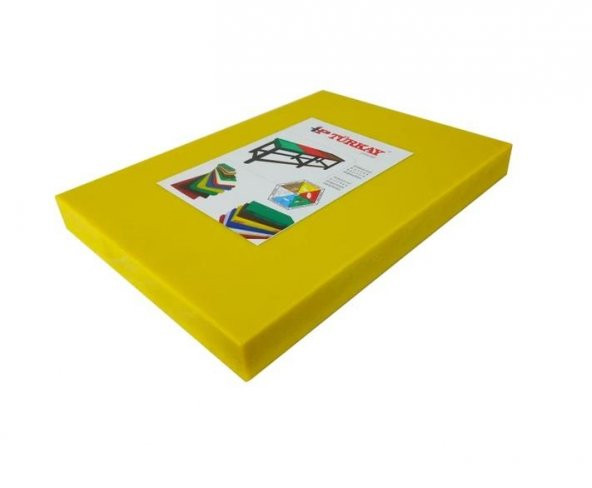 Türkay Polietilen Kesme Tahtası Sarı 50x30x4cm ürün görseli 1
