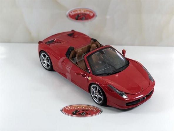 PTTAVM: 1:18 HOTWHEELS FERRARİ 458 SPİDER KIRMIZI