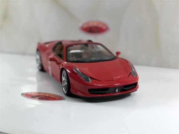 PTTAVM: 1:18 HOTWHEELS FERRARİ 458 SPİDER KIRMIZI