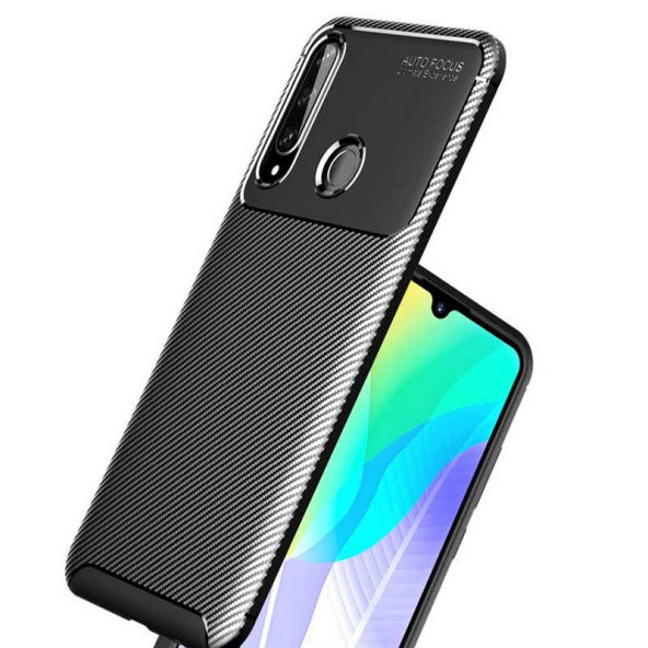 Huawei Y6P Elde Kaymayan Kamera Korumalı Ultra Koruma Kılıf ürün görseli 1