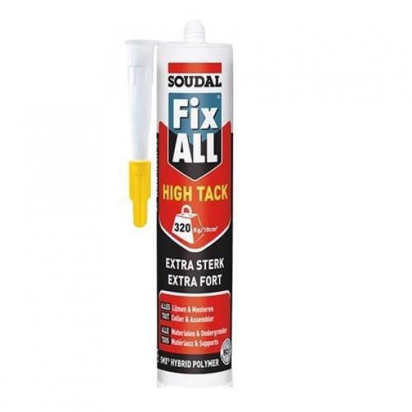 Soudal Fix All High Tack Montaj Silikonu Korniş Yapıştırıcı 290ml ürün görseli 1