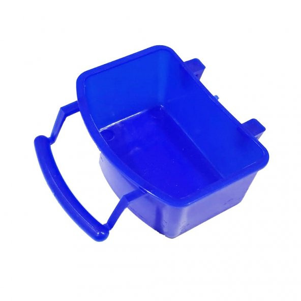 Tüm Kafes Kuşları İçin Lüx Tünekli YEMLİK - 1 Adet - 8x6x4cm ürün görseli 1