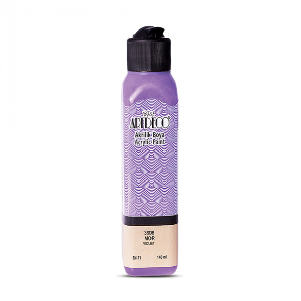 Artdeco Akrilik Boya 140 ML Mor 070R-3608 ürün görseli 1