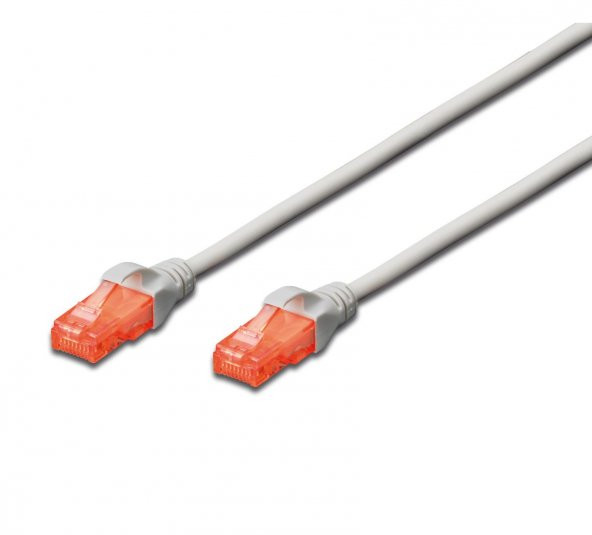 KABLO ASSMANN DK-1617-050 5M CAT6 LSZH PATCH KABLO GRİ - Resim 2