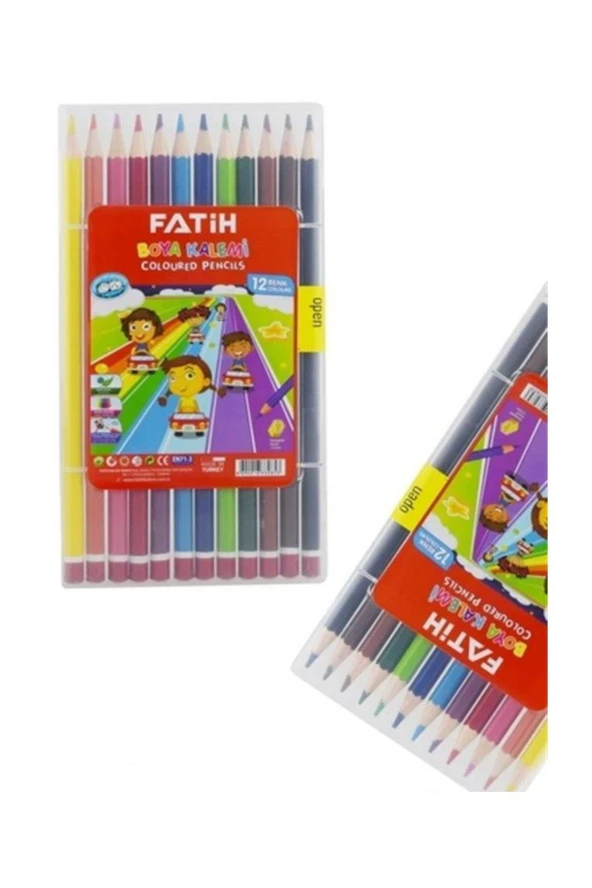 Fatih Kuru Boya Çantalı Tam Boy 12 Renk 33285 ürün görseli 1