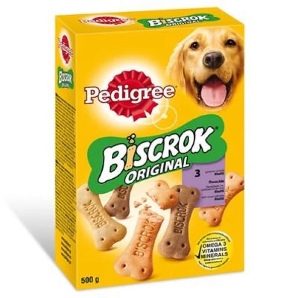Pedigree Biscrok Multi Mix Köpek Ödül Bisküvisi 500 Gr ürün görseli 1