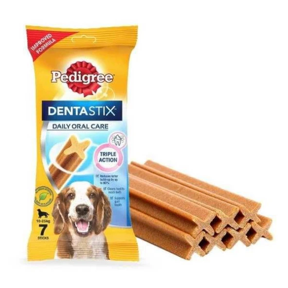 Pedigree Dentastix Orta Boy Köpek Ödülü 180 Gr ürün görseli 1