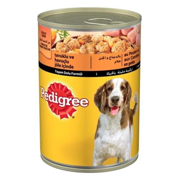 Pedigree Tavuklu Yetişkin Köpek Konservesi 400 gr ürün görseli 1