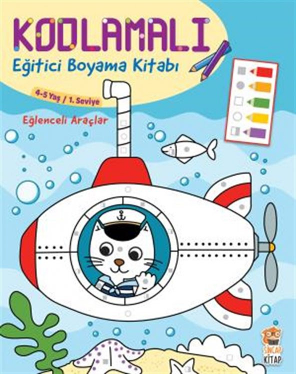 Kodlamalı Eğitici Boyama Seti (4 Kitap) - Resim 3