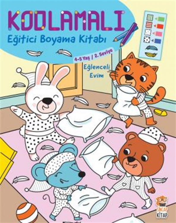 Kodlamalı Eğitici Boyama Seti (4 Kitap) - Resim 4