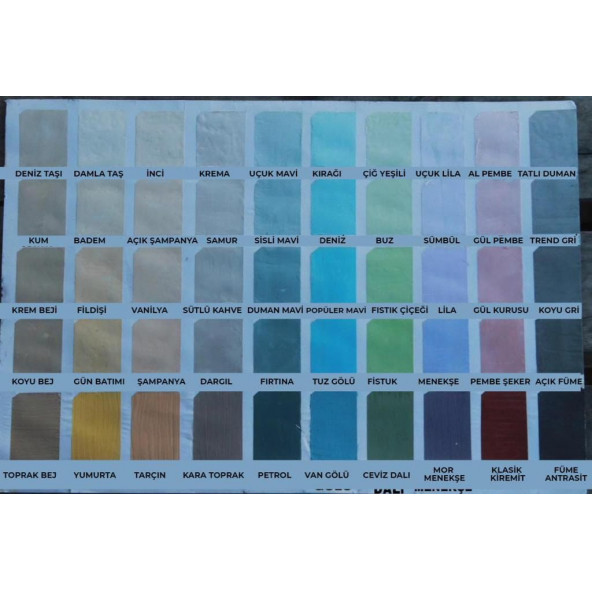 WHİTE&COLOR PLASTİK BOYA 20 KG AYBOYA - Resim 2