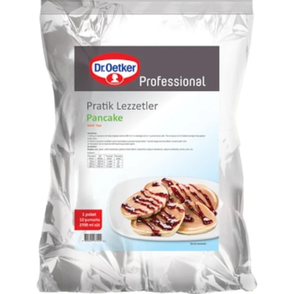 Dr.Oetker Pancake Un Mix 3 KG ürün görseli 1