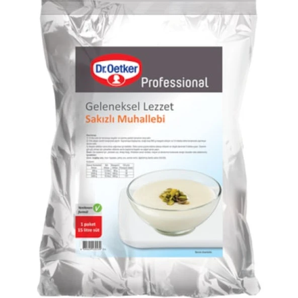 Dr.Oetker Sakızlı Muhallebi 3 KG ürün görseli 1