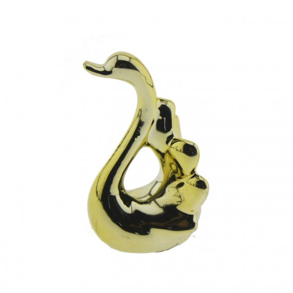 Metalize Kuğu Biblo 5x8cm - Resim 3