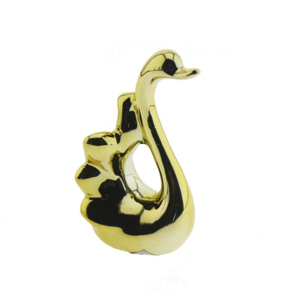 Metalize Kuğu Biblo 5x8cm - Resim 4